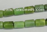 CAU57 15.5 inches 7*10mm tube Australia chrysoprase beads