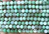 CAU590 15 inches 6mm round Australia chrysoprase beads