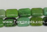 CAU63 15.5 inches 10*14mm rectangle Australia chrysoprase beads