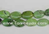 CAU65 15.5 inches 8*12mm oval Australia chrysoprase beads