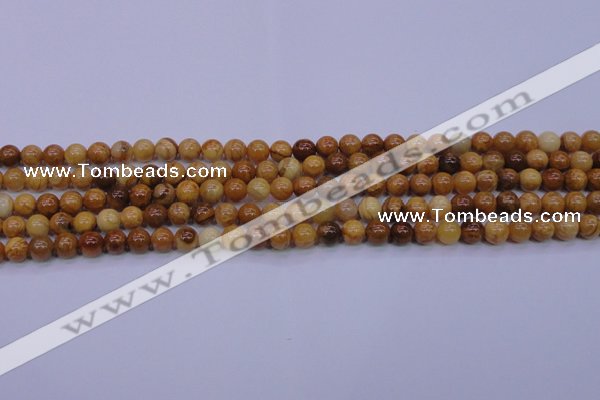 CAY02 15.5 inches 6mm round African yellow jasper beads wholesale