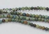 CAZ06 15.5 inches 4mm round natural azurite gemstone beads