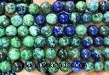 CAZ42 15 inches 8mm round azurite malachite beads wholesale