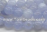 CBC03 15.5 inches 10mm round blue chalcedony beads wholesale