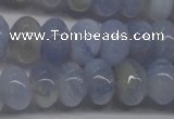 CBC21 15.5 inches 6*10mm rondelle blue chalcedony beads wholesale