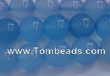 CBC263 15.5 inches 10mm AA grade round ocean blue chalcedony beads