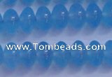 CBC271 15.5 inches 5*8mm A grade rondelle ocean blue chalcedony beads