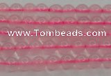 CBC300 15.5 inches 4mm round pink chalcedony beads wholesale