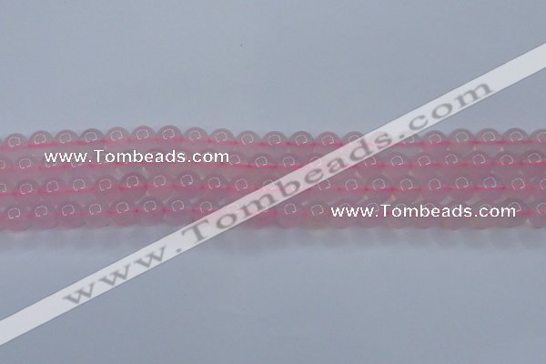 CBC302 15.5 inches 8mm round pink chalcedony beads wholesale