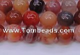 CBC403 15.5 inches 10mm A grade round orange chalcedony beads