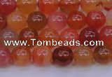 CBC412 15.5 inches 8mm AA grade round orange chalcedony beads