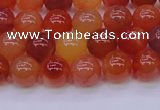 CBC413 15.5 inches 10mm AA grade round orange chalcedony beads