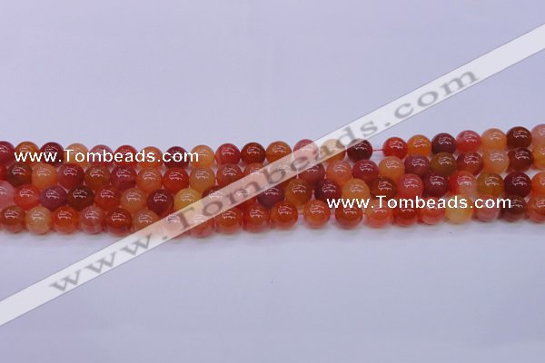 CBC413 15.5 inches 10mm AA grade round orange chalcedony beads