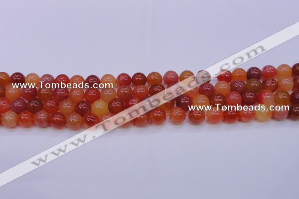 CBC414 15.5 inches 12mm AA grade round orange chalcedony beads