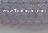 CBC430 15.5 inches 6mm round purple chalcedony beads wholesale