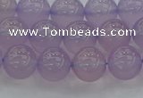 CBC432 15.5 inches 10mm round purple chalcedony beads wholesale