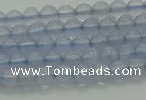 CBC450 15.5 inches 4mm round blue chalcedony beads wholesale