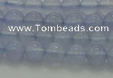 CBC451 15.5 inches 6mm round blue chalcedony beads wholesale