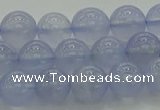 CBC452 15.5 inches 8mm round blue chalcedony beads wholesale