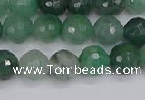 CBC701 15.5 inches 6mm faceted round African green chalcedony beads