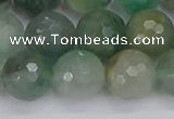 CBC704 15.5 inches 12mm faceted round African green chalcedony beads