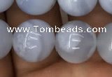 CBC714 15.5 inches 12mm round blue chalcedony beads wholesale