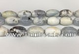 CBC782 15.5 inches 18*30mm rice blue chalcedony beads