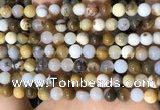 CBC801 15.5 inches 6mm round natural polka dot chalcedony beads