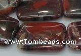 CBD09 15.5 inches 22*30mm rectangle brecciated jasper gemstone beads