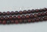 CBD10 15.5 inches 4mm round brecciated jasper gemstone beads