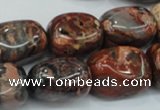 CBD14 15.5 inches 14*22mm nugget brecciated jasper gemstone beads