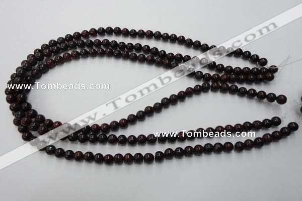 CBD151 15.5 inches 6mm round Chinese brecciated jasper beads