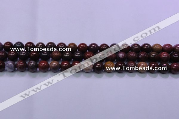 CBD304 15.5 inches 12mm round brecciated jasper beads wholesale