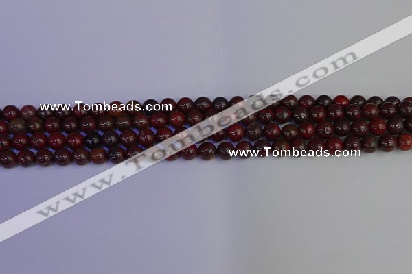 CBD350 15.5 inches 4mm round poppy jasper beads wholesale