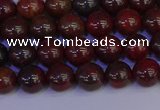 CBD351 15.5 inches 6mm round poppy jasper beads wholesale