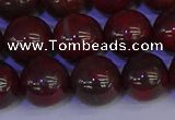 CBD355 15.5 inches 14mm round poppy jasper beads wholesale