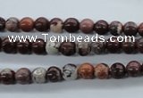 CBD60 15.5 inches 6mm round brecciated jasper gemstone beads