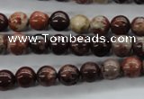 CBD61 15.5 inches 8mm round brecciated jasper gemstone beads