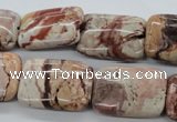 CBD79 15.5 inches 18*25mm rectangle brecciated jasper gemstone beads