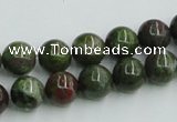 CBG02 15.5 inches 10mm round bronze green gemstone beads wholesale