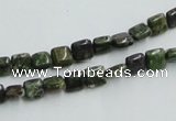 CBG16 15.5 inches 6*6mm square bronze green gemstone beads wholesale