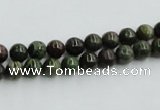 CBG22 15.5 inches 4mm round bronze green gemstone beads wholesale