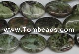 CBG30 15.5 inches 13*18mm oval bronze green gemstone beads