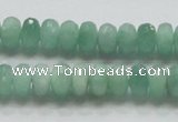 CBJ02 15.5 inches 6*10mm faceted rondelle jade beads wholesale