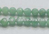 CBJ06 15.5 inches 8mm faceted round jade beads wholesale