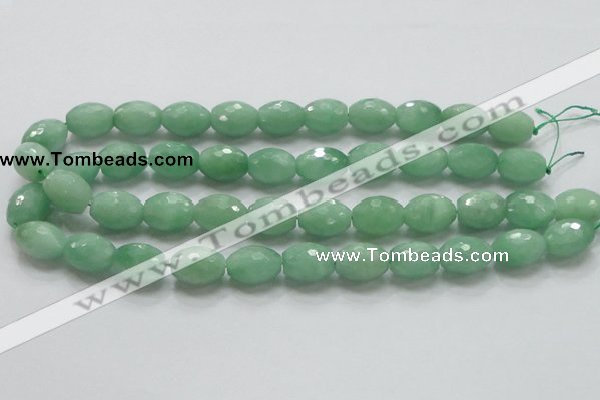 CBJ17 15.5 inches 13*18mm faceted rice jade beads wholesale