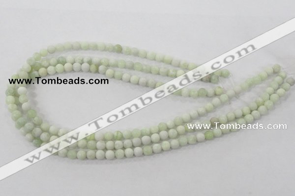 CBJ202 15.5 inches 6mm round butter jade beads wholesale