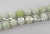 CBJ203 15.5 inches 8mm round butter jade beads wholesale