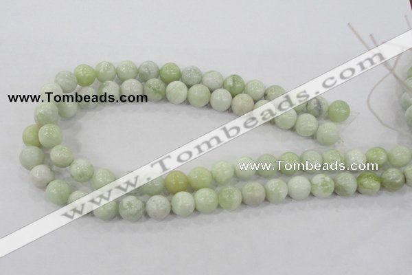 CBJ205 15.5 inches 12mm round butter jade beads wholesale