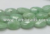 CBJ29 15.5 inches 10*14mm faceted oval jade beads wholesale